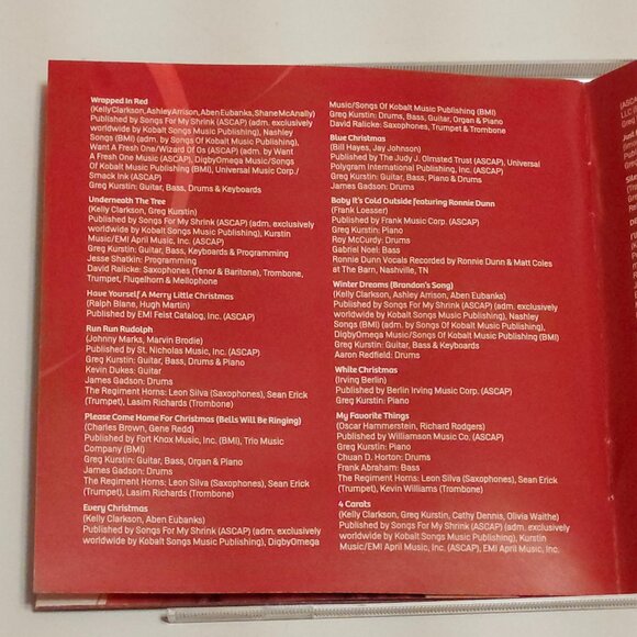 Kelly Clarkson Wrapped In Red Christmas CD 2013 - Picture 3 of 6